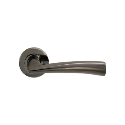 Leygo Lever on Rose Black Nickel