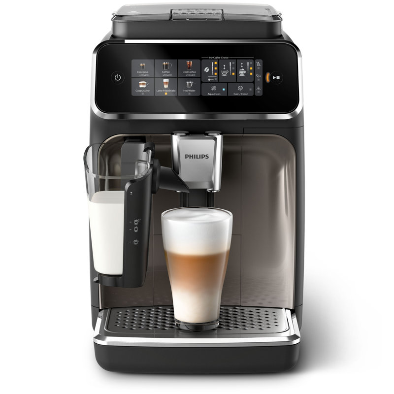 Philips 3300 Automatic Espresso and Coffee Machine with LatteGo Milk Frother