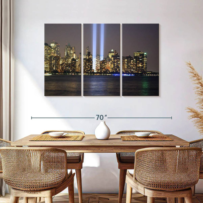 Lumières Sirci NYC Skyline, H 36 po x l 57 po