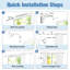 Aspire Homeware Adjustable Plain Metal Ball Curtain Rod With Hardware Accessories-1956029897-1956029878