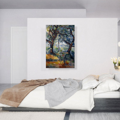 " The Big Trees 1904 " by Paul Cezanne Painting Print