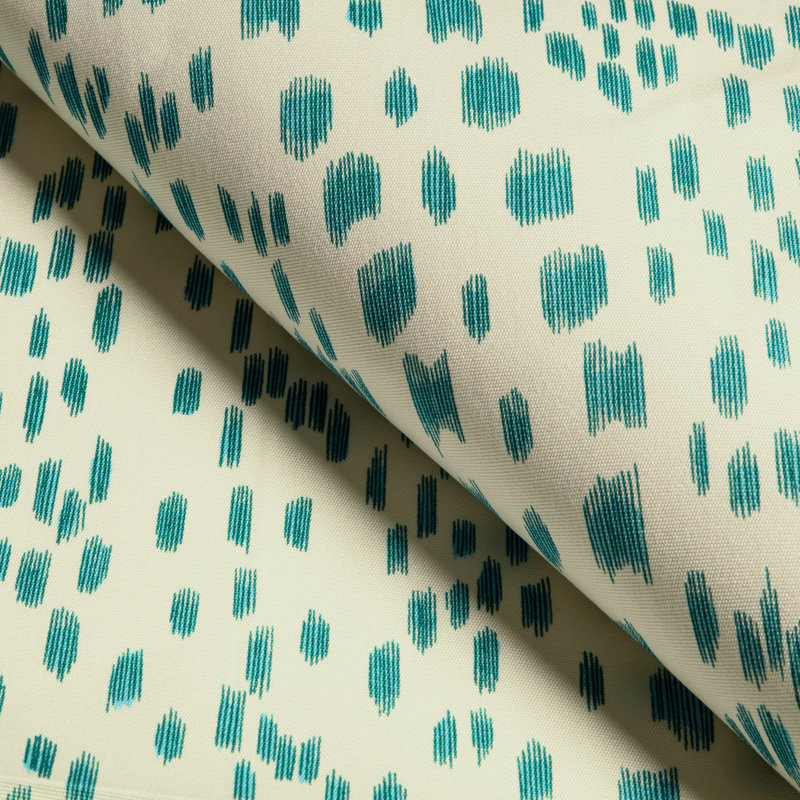 En Vacances II Les Touches II Fabric, Teal