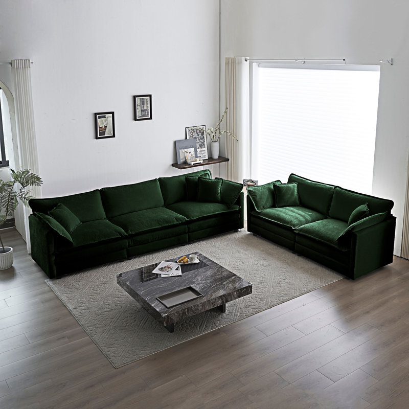 Modern 2/ Piece Sofa Set