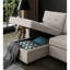 Modulaire en U librement modulable avec repose-pieds - 6 pièces, pour le salon, le bureau, le cinéma maison et l'élégant tissu modulaire amovible en U 2 pièces, 6 pièces, bureaux, théâtres, design