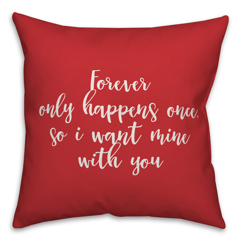 Throw Pillow, Red/White, Throw Pillow