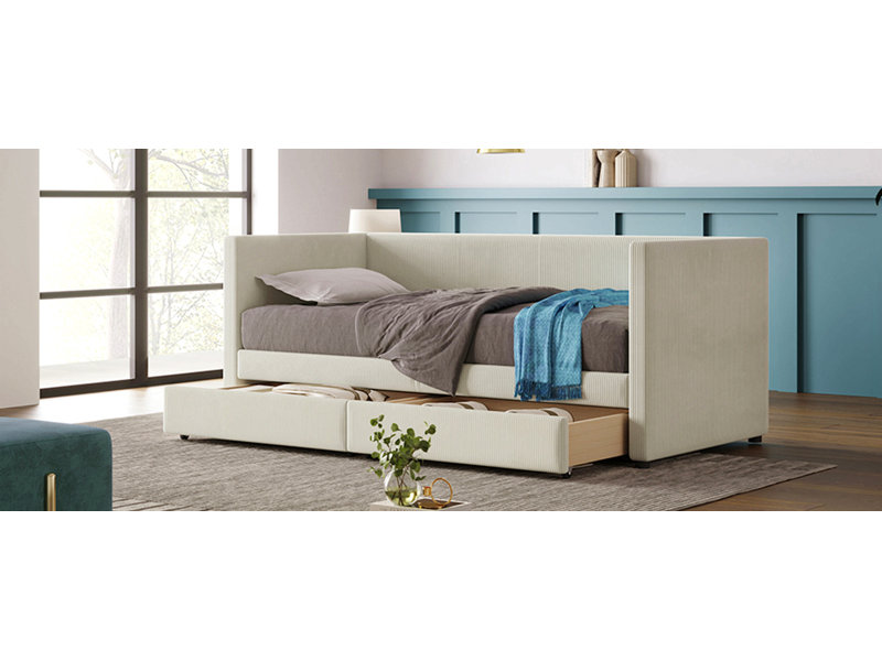 Lit de jour Deymar, Beige
