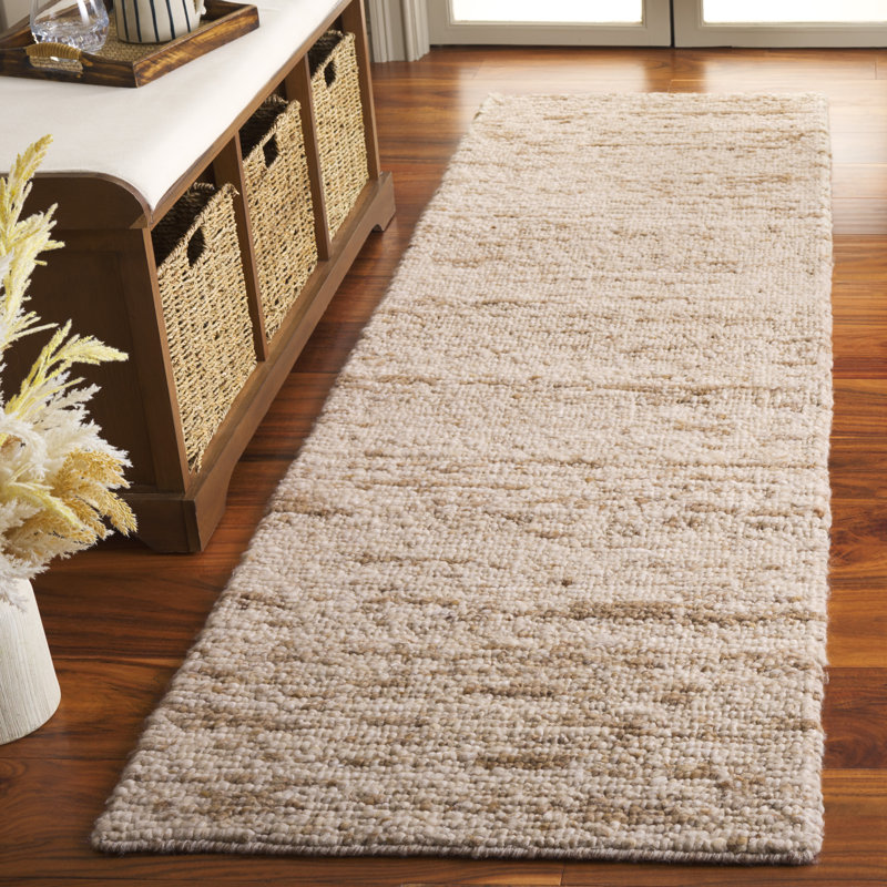 Tapis Natura 257 en ivoire / beige, Tapis de couloir 2 pi 3 po x 8 pi