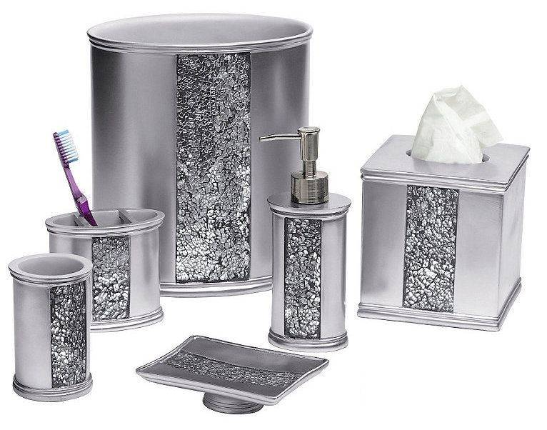 Ensemble d'accessoires de salle de bain Ced, 6 pièces