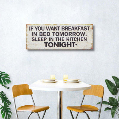 Décoration murale en bois «If you veulent»