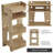 Record Player Stand Media Console With Vinyl Storage, Modern, Natural-1747233755