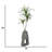 38" Real Touch Artificial Yucca Tree In Modern Planter - Cute Yucca Tree In A Grey Contemporary Pot