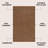 Griffin Rustic Farmhouse Woven Jute Solid Brown Rug-859092737