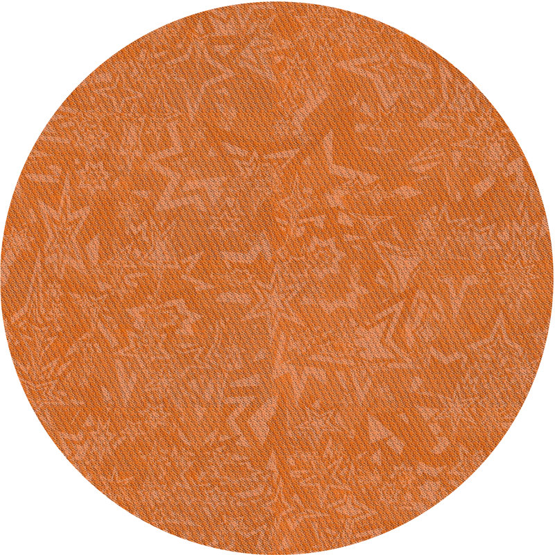 Geometric Indoor Rug, Round 8"