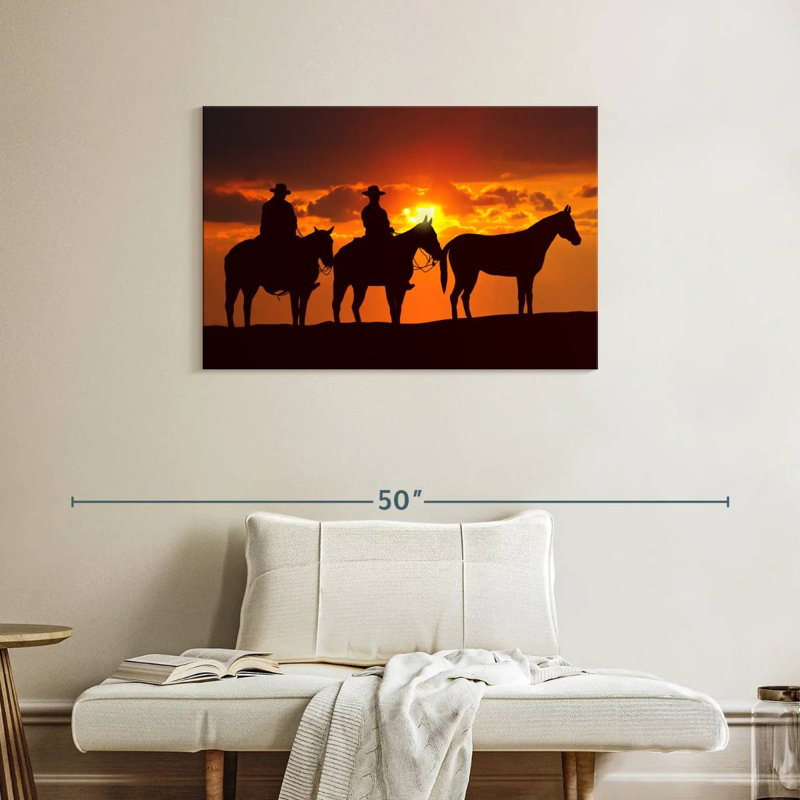 Lelar Country Cowboys, 24" H x 36" W
