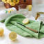 Ensemble de 2 essuie-tout 100% coton - Linge à vaisselle doux et absorbant pour la cuisson, le séchage et le nettoyage - Linges de cuisine de tous les jours durables - Conception de citrons