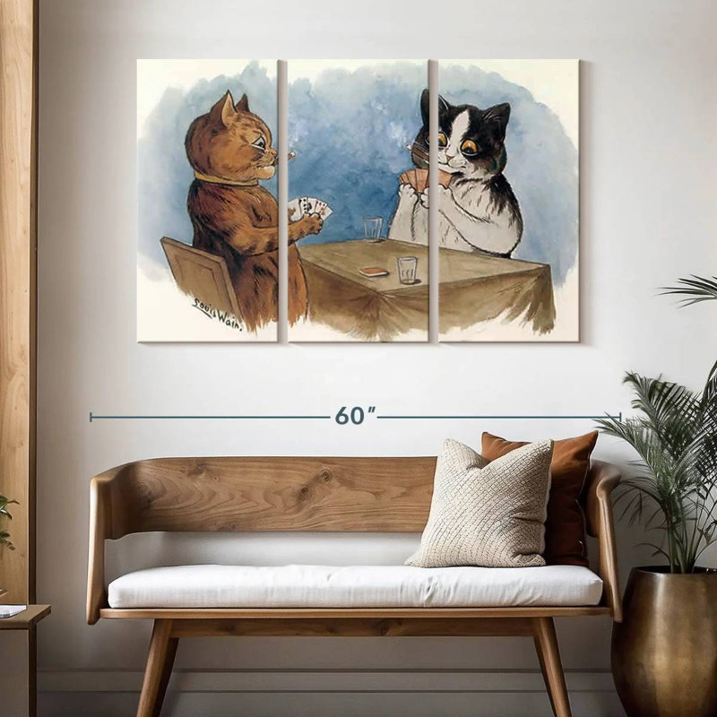 Chat tisonnier, H 32 po x l 50 po