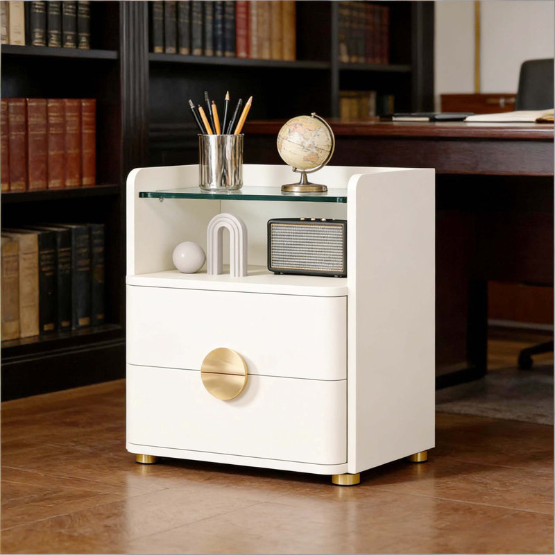 Multi-Purpose Storage Side Cabinet & Practical Bedroom Bedside Night Table