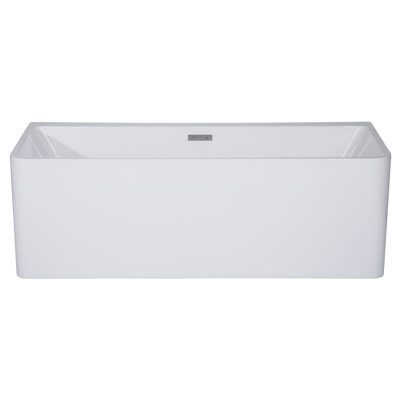 59'' x 28.4'' Freestanding Soaking Acrylic Bathtub