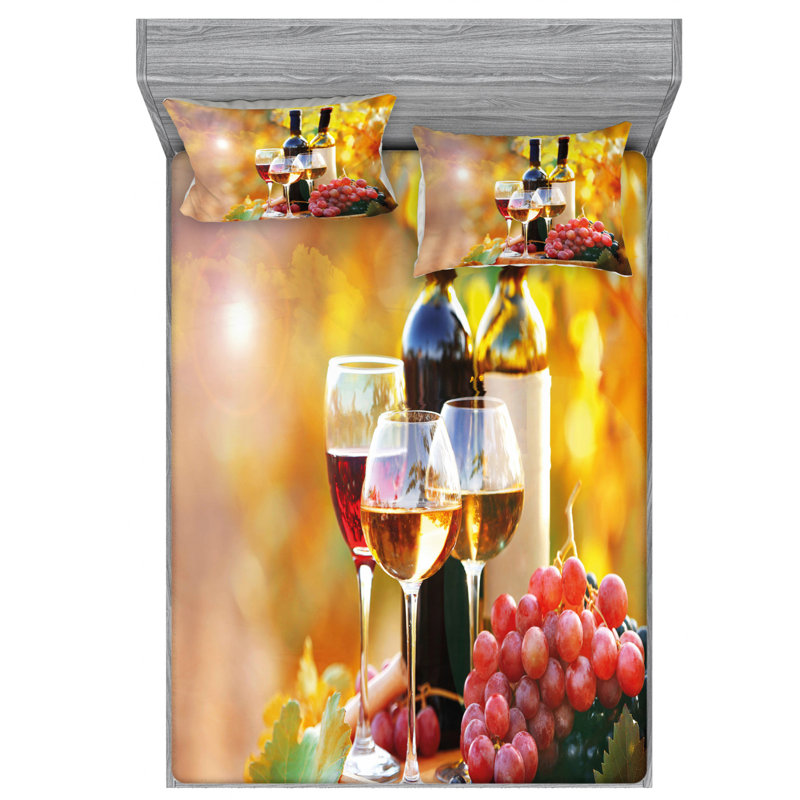 Microfiber Sheet Set, Full Sheet Set with Fitted Sheet