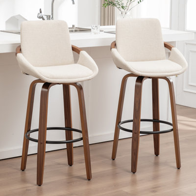 Swivel Upholstered Counter Stool