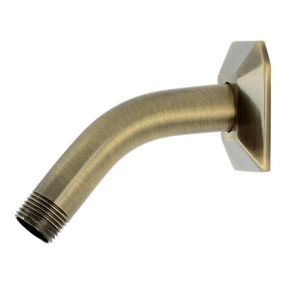 Bras de douche en laiton avec bride hexagonale Kingston