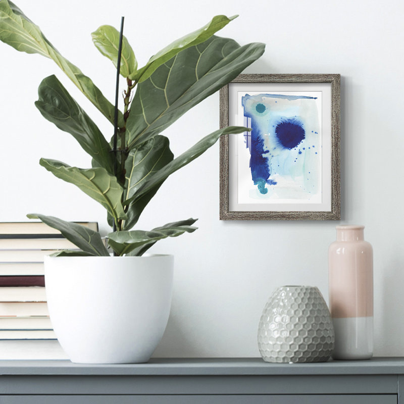Spare Blue II -Framed Print