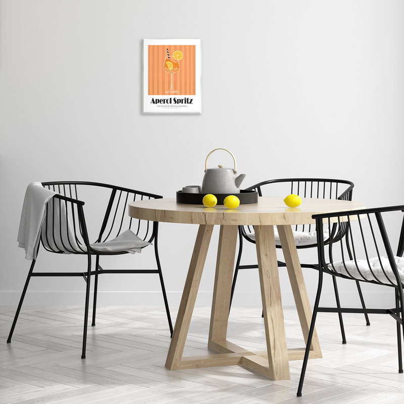 Art mural classique «Aperol Spirz», par lettré et doublé