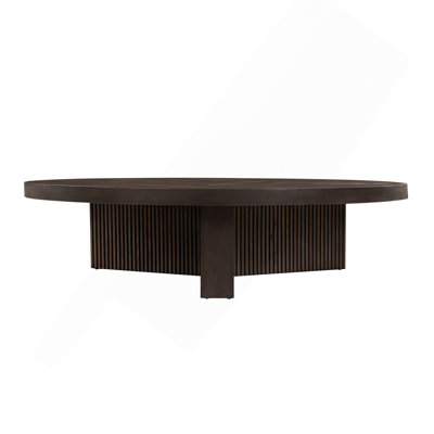 Table basse à finition expresso.