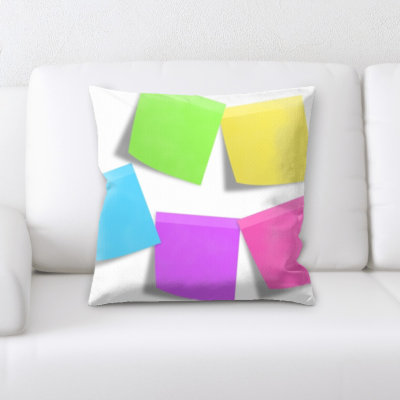Ankeny Sticky Notes Throw Pillow