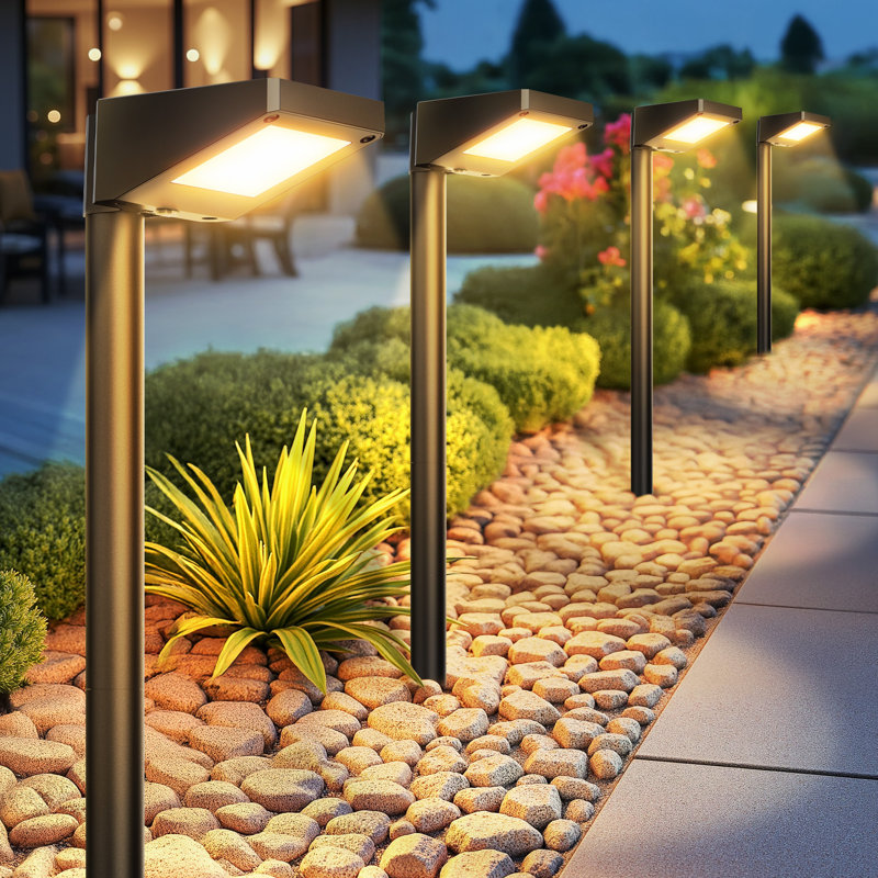 Bright Solar Lights Outdoor, Solar Pathway Lights Waterproof Ip65, Auto On/off Walkway Landscape Lighting, Long Lasting Outdoor Light For Walkway Landscape Path Yard Lawn Patio Decor
