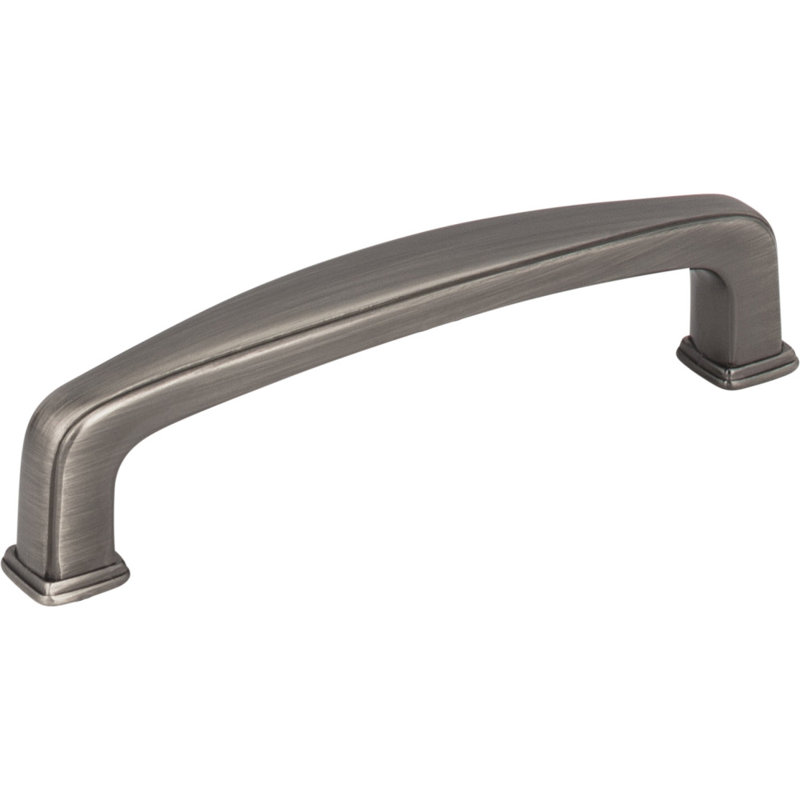 Milan I Bar Pull, Brushed Pewter, 3 3/4"