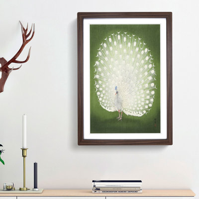 Peacock by Ohara Koson - Picture Frame Painting Print on MDF