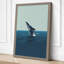 Whale in Motion Coastal - Wrapped Canvas-1595437197-1595437435