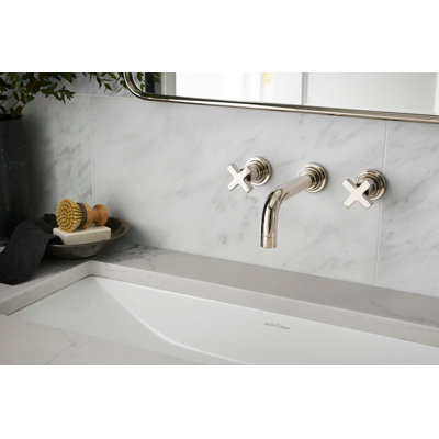 Lombardia Wall Mount Lavatory Faucet Trim
