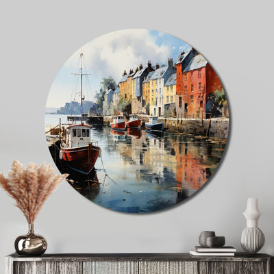 Amalee - Paysages d'art rond en métal