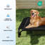 Lit pour chien surélevé intérieur / extérieur avec pieds antidérapants-473094777-473094776