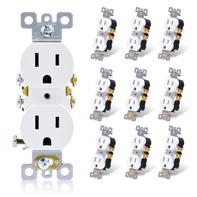 15 Tamper Resistant Duplex Outlet