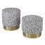 On The Spot Round Ottoman-70401195