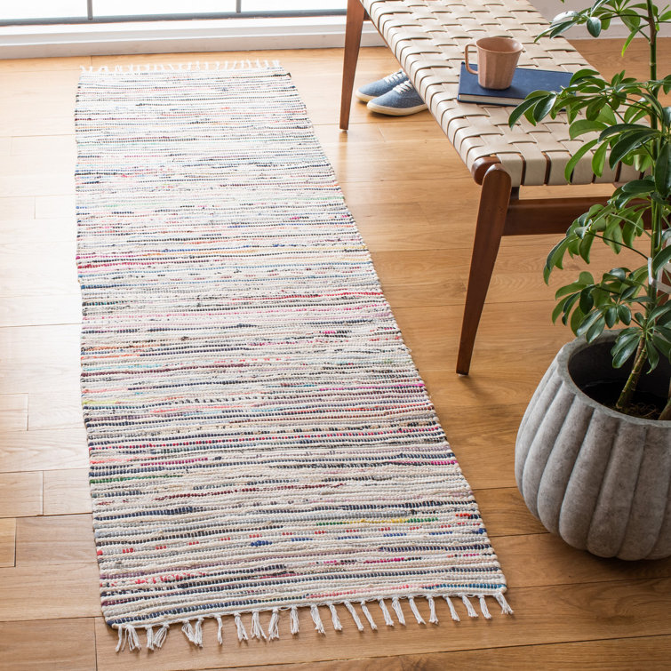 Conner Rug Hand Woven Cotton Striped Rug