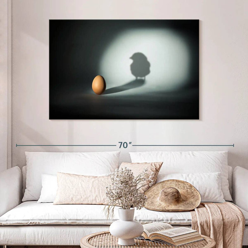 Chick From Egg, 32" H x 48" W