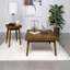 Table basse carrée en bois