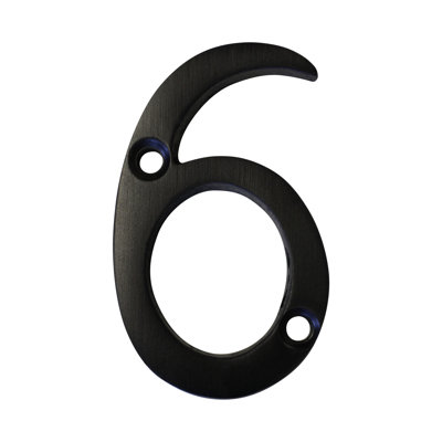 2'' H Reflective Brass House Number