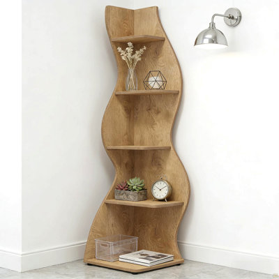 Display Shelf,Wall Corner Bookshelf