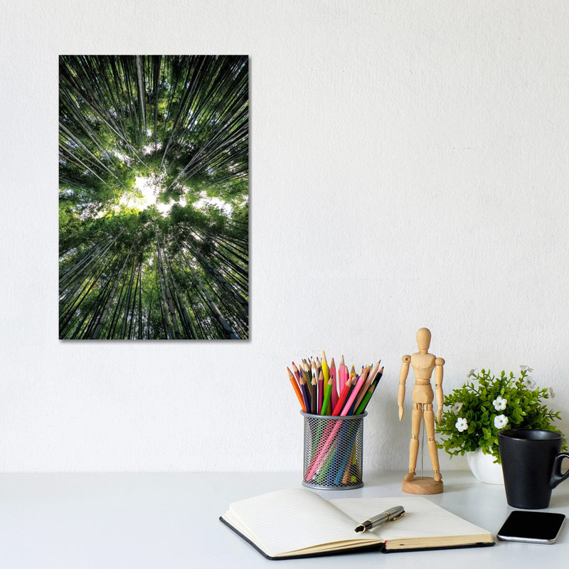 Bamboo Forest III 1 Piece Wrapped Canvas Wall Art, 20.32 cm H x 30.48 cm W