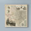 Toile tendue - Art mural «Map Of Texas» de Vision Studio pour le salon, la chambre à coucher ou le bureau - 18 x 18-33523633