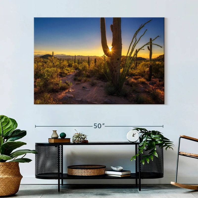 Harnek Saguaro National Park Sunset, 34" H x 51" W