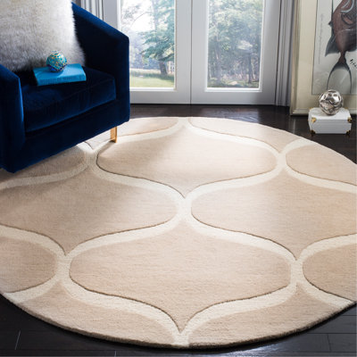 Cannen Hand Tufted Wool Geometric Rug