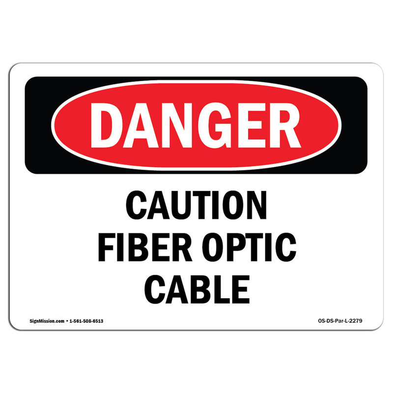 OSHA Danger Sign, 18" H x 24" W x 0.1" D