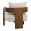  Fauteuil d'appoint Attina Ivory