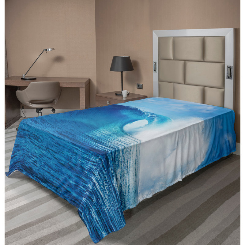 Drap-housse Ambesonne Ocean Top, Drap simple très long